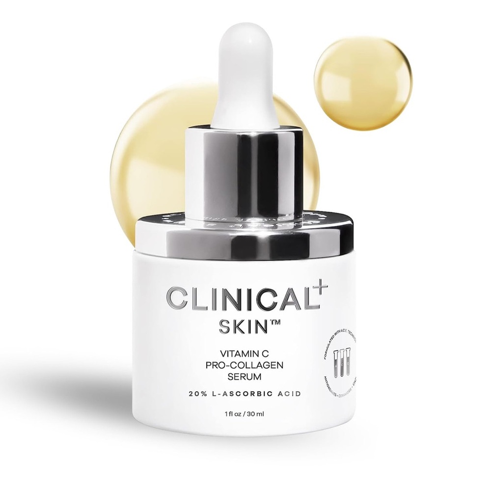 Clinical+Skin Vitamin C Pro-Collagen Serum - White NEW